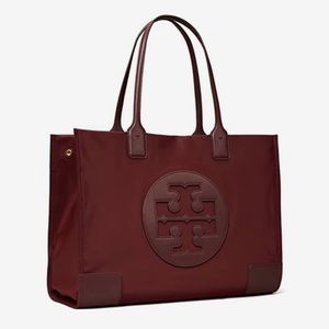 Ella tote Tory Burch bag-full size and maroon. Lightly used.